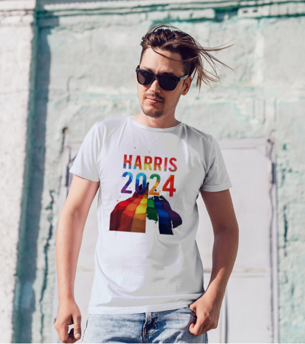 Harris 2024 Pride Colorful T-Shirt