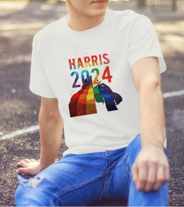 Harris 2024 Pride Colorful T-Shirt