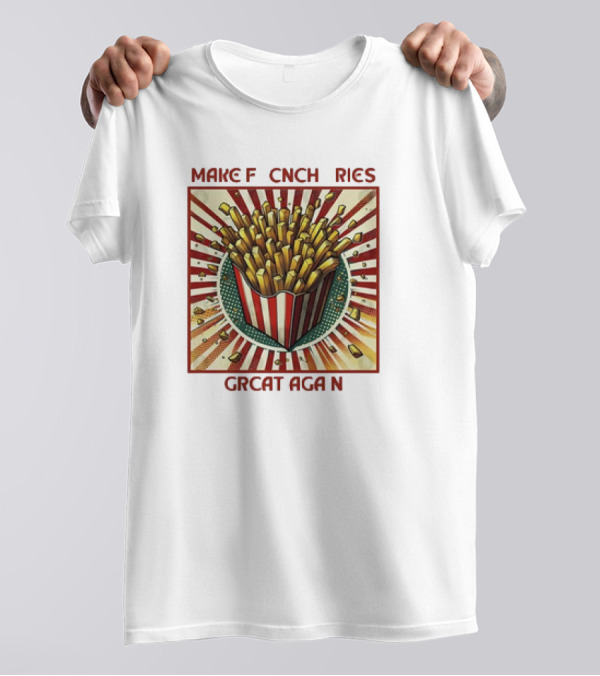 MagaDonalds Make French Fries Great Again Retro T-Shirt