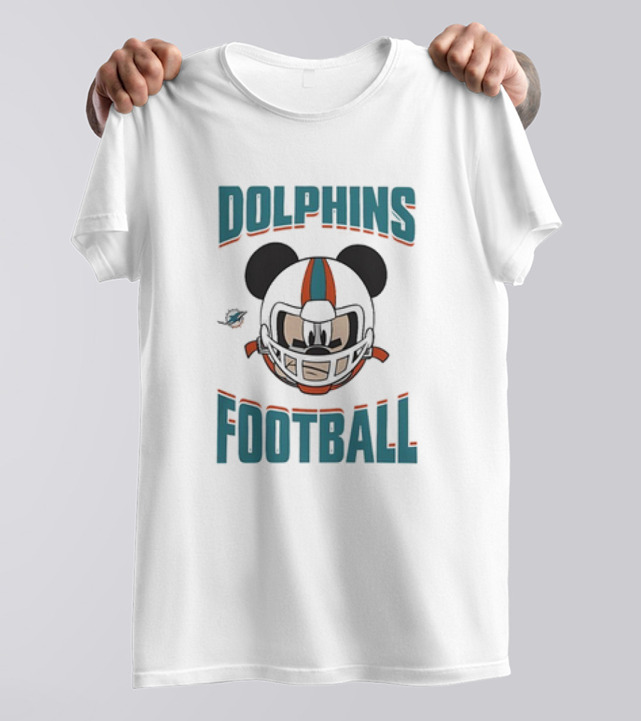 Miami Dolphins Football Mickey Mouse Helmet 2024 Season T-Shirt