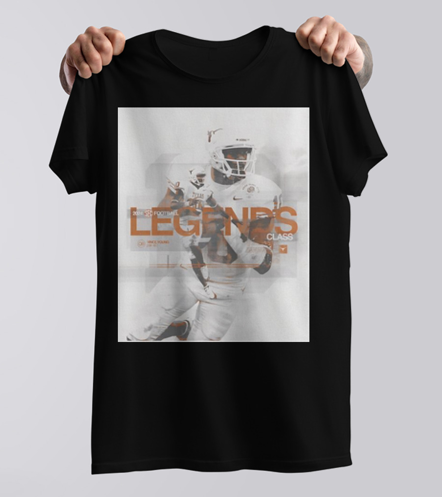 2005 Texas Football Vince Young Legends Class T-Shirt