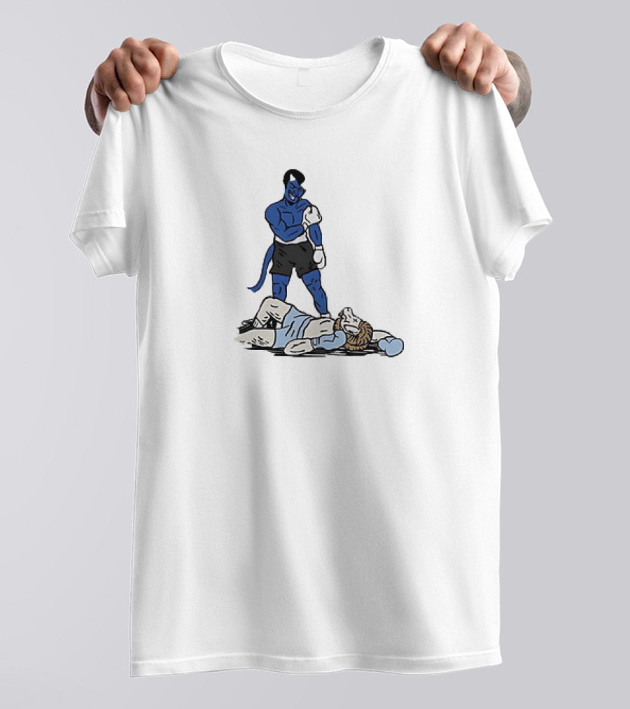 Duke Blue Devils Defeat North Carolina Tar Heels Boxing Match Victory T-Shirt