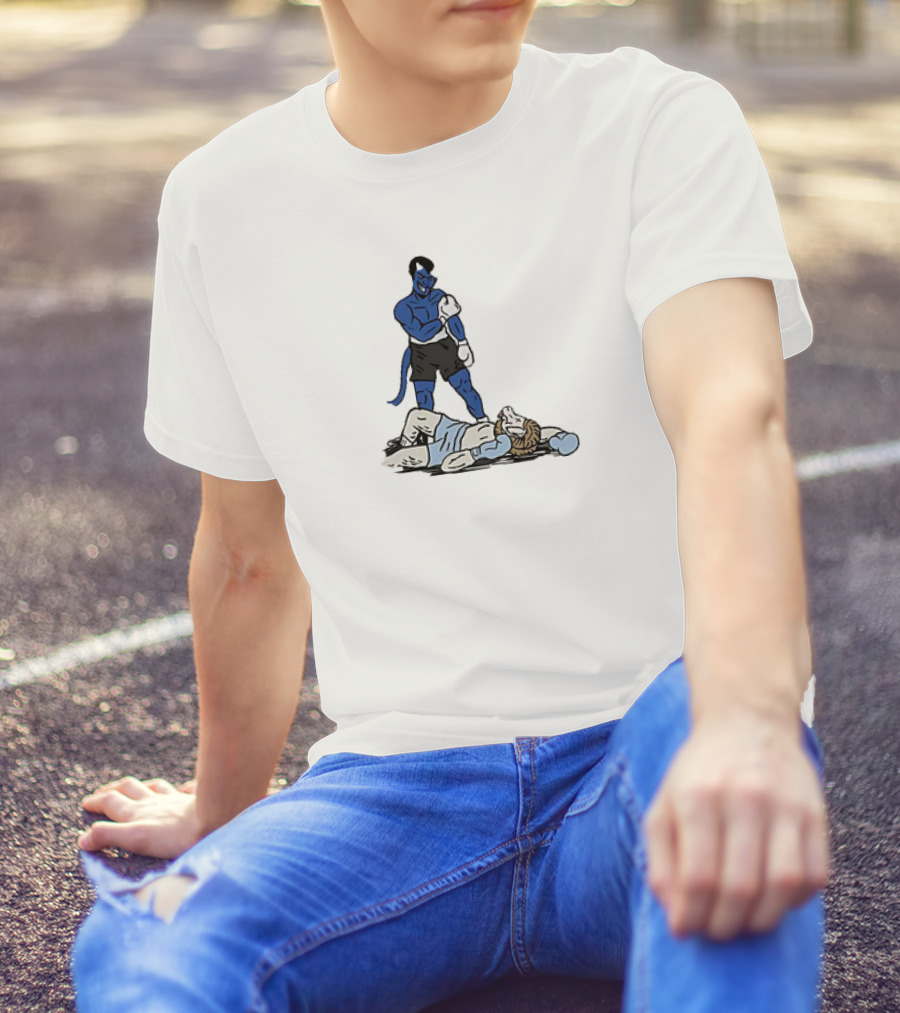 Duke Blue Devils Defeat North Carolina Tar Heels Boxing Match Victory T-Shirt