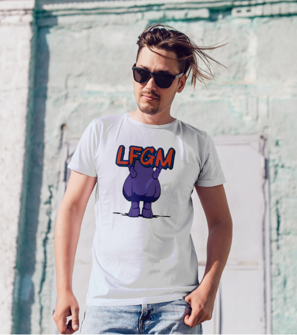 Grimace Holding LFGM Sign T-Shirt