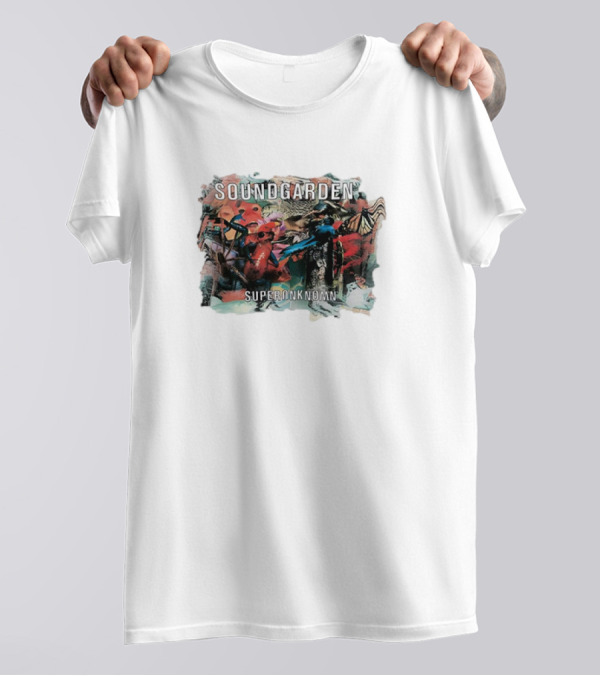Soundgarden Superunknown Album Cover Art Abstract Collage T-Shirt