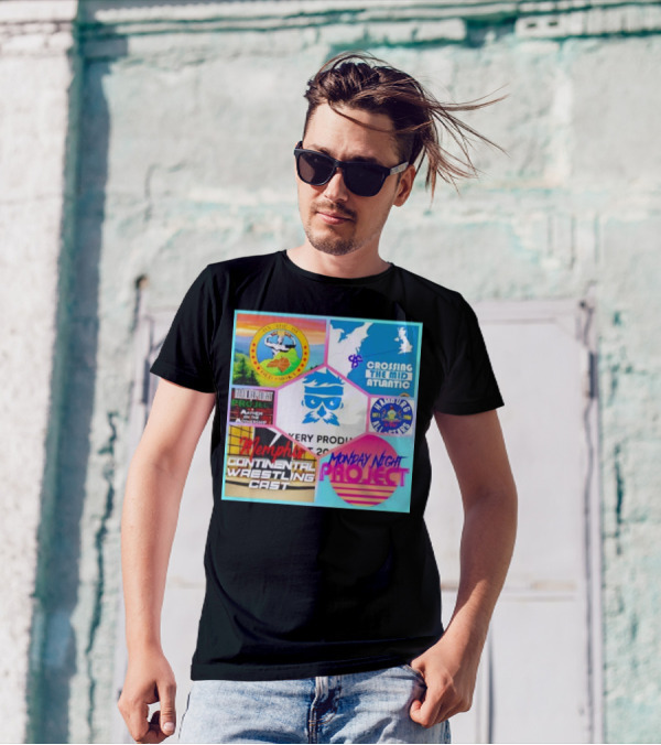 Memphis Continental Wrestling Cast Monday Night Project Crossing The Mid Atlantic T-Shirt