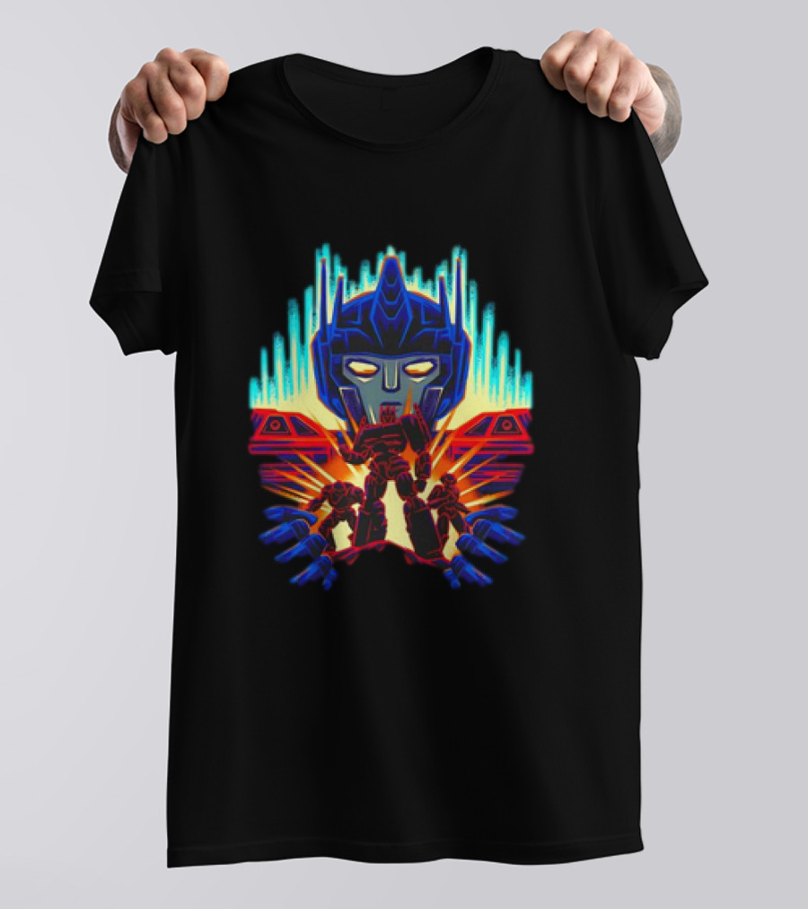 Transformers One Together As One Optimus Prime Neon T-Shirt