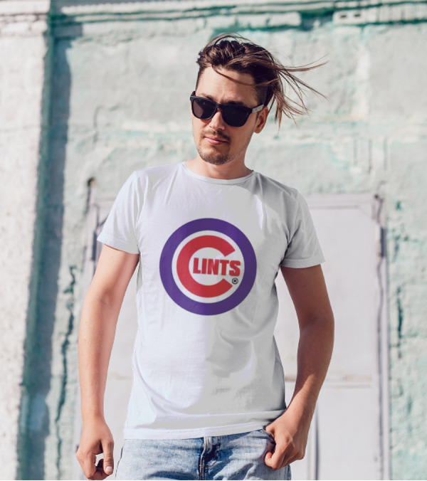 Clints Big C Chicago Cubs Logo Circle T-Shirt