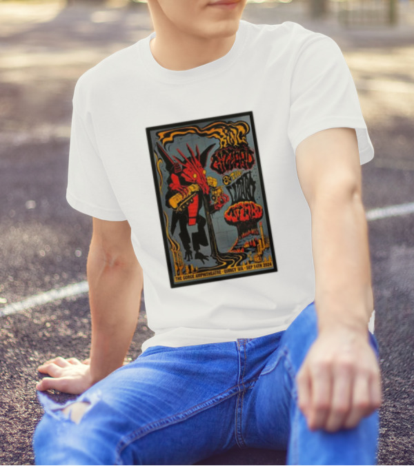 King Gizzard And The Lizard Wizard Sep 14 2024 The Gorge Amphitheatre Quincy WA Concert T-Shirt