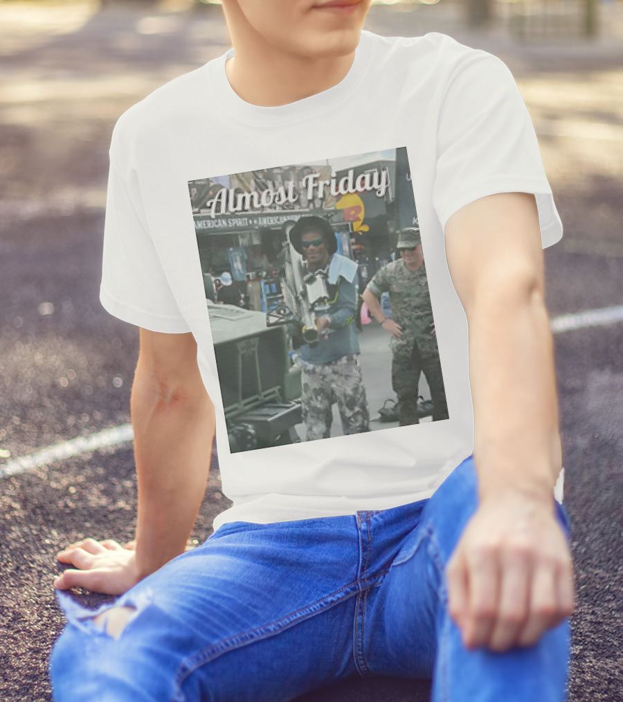 Almost Friday Rocket Launcher Fun Lamar Jackson T-Shirt