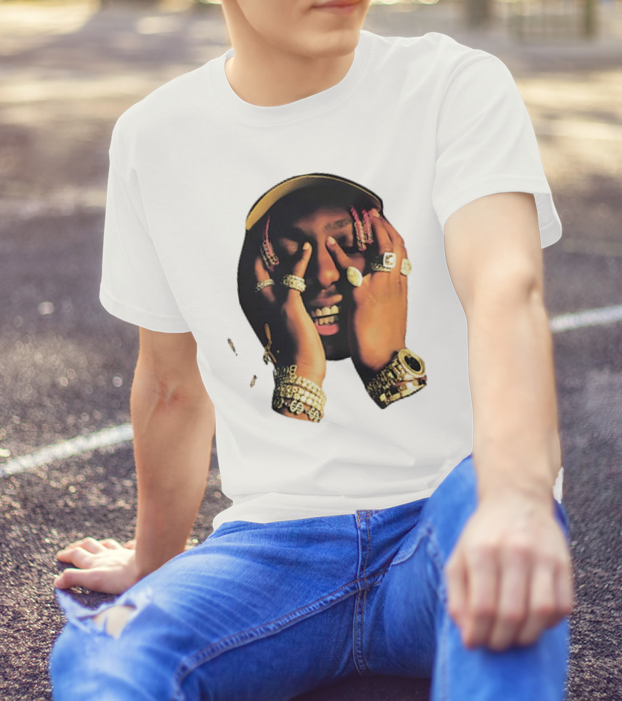 Lil Yachty Rap Hip Hop Jewelry Face Expression T-Shirt