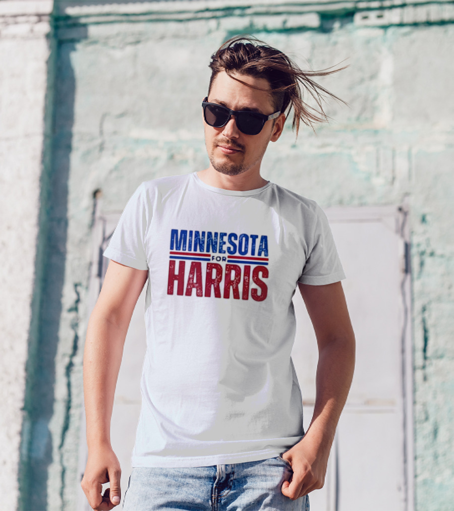 Minnesota For Harris Walz 2024 Against Anti-Trump T-Shirt