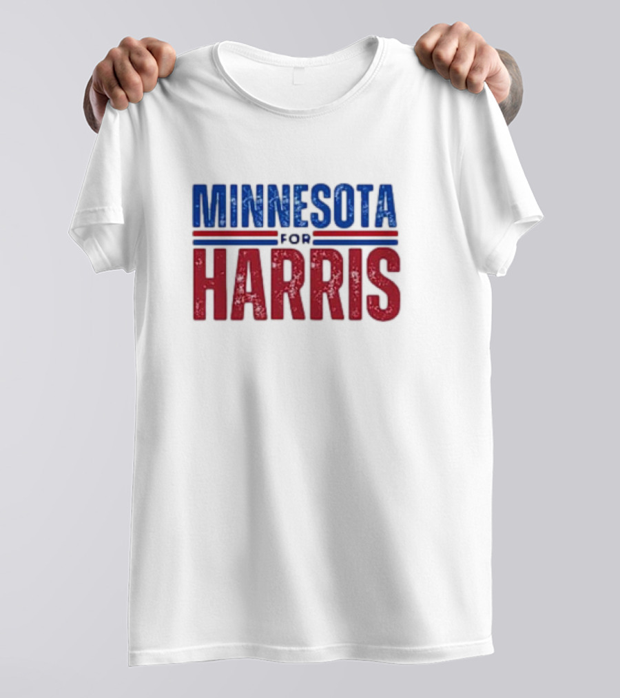 Minnesota For Harris Walz 2024 Against Anti-Trump T-Shirt