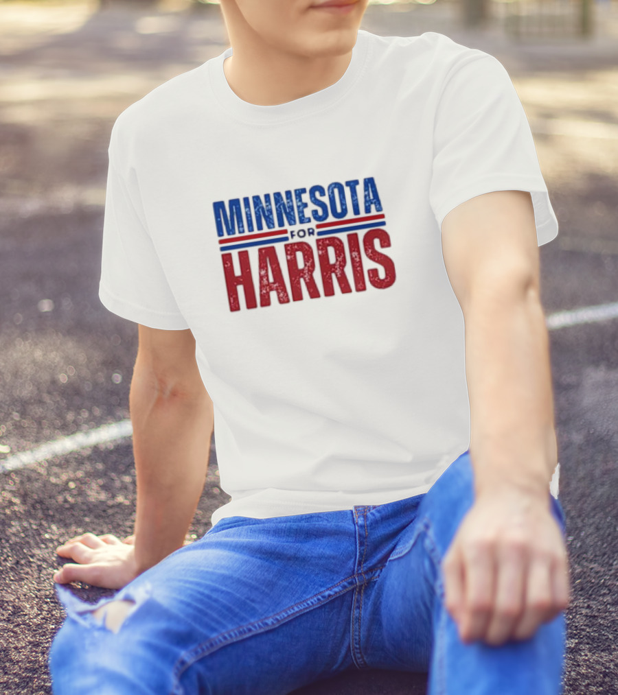 Minnesota For Harris Walz 2024 Against Anti-Trump T-Shirt
