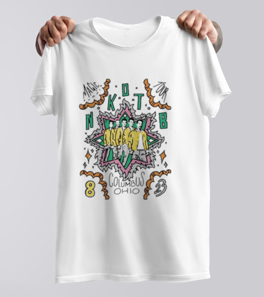 Magic Summer Tour NKOTB Columbus Ohio 8 23 2024 Official New Kids On The Block Event T-Shirt