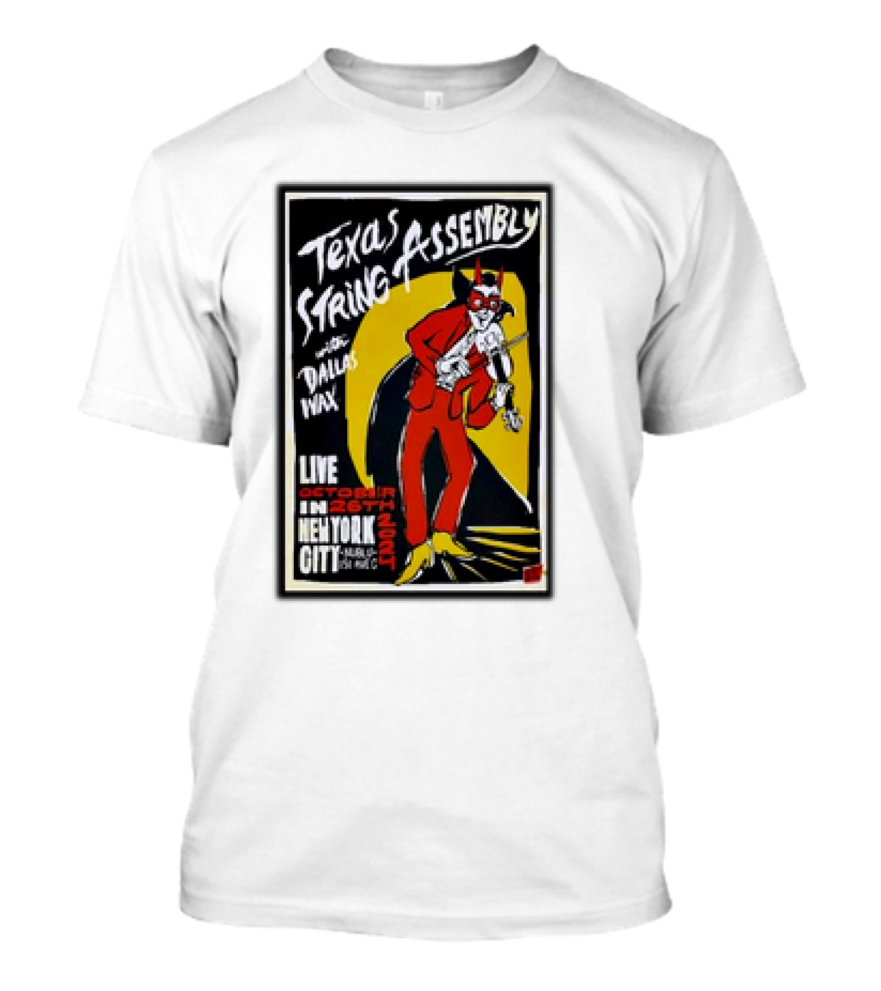 Texas String Assembly With Dallas Wax Live October 26th 2024 Nublu 151 New York City T-Shirt