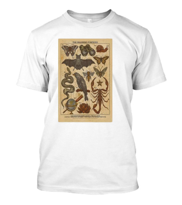 The Smashing Pumpkins Sept 23 2024 Mobile Park Seattle WA Tour Bat Snake Bug Raven Scorpion T-Shirt