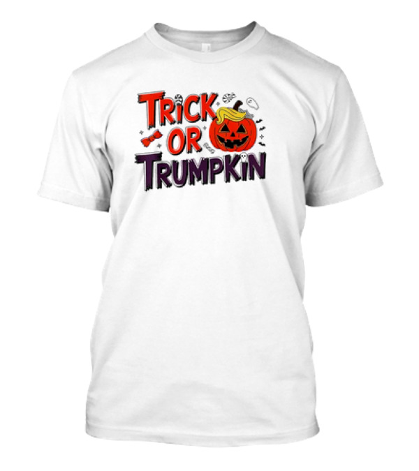 Trick Or Trumpkin Make Halloween Great Again Pro Donald Trump T-Shirt