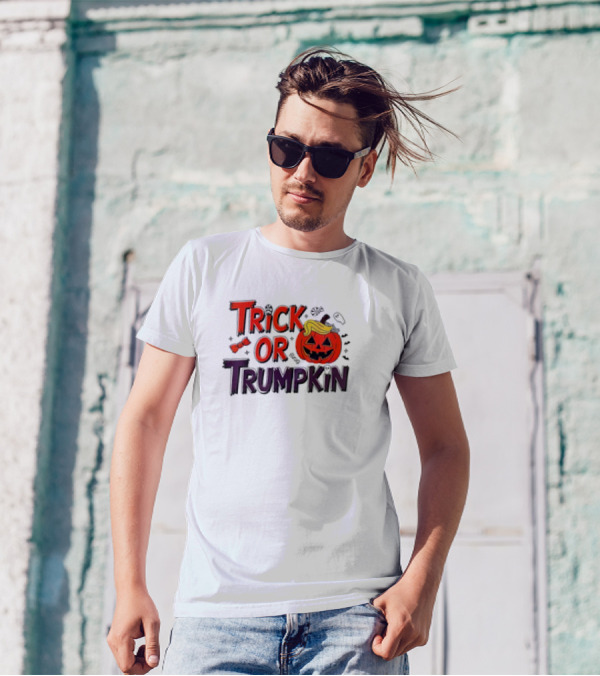 Trick Or Trumpkin Make Halloween Great Again Pro Donald Trump T-Shirt