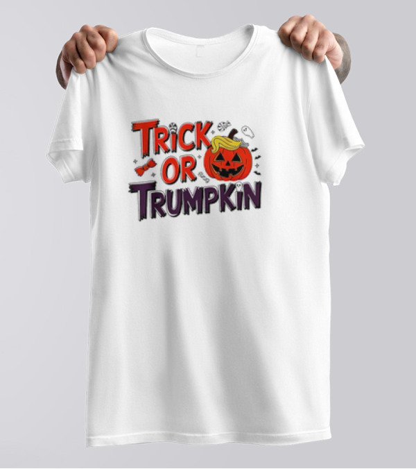 Trick Or Trumpkin Make Halloween Great Again Pro Donald Trump T-Shirt