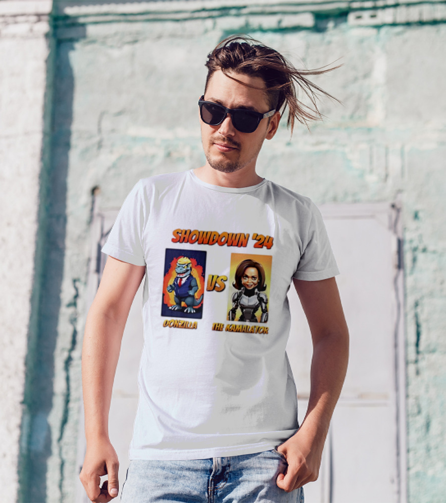 SHOWDOWN '24 DONZILLA VS THE KAMALATOR RETRO T-Shirt