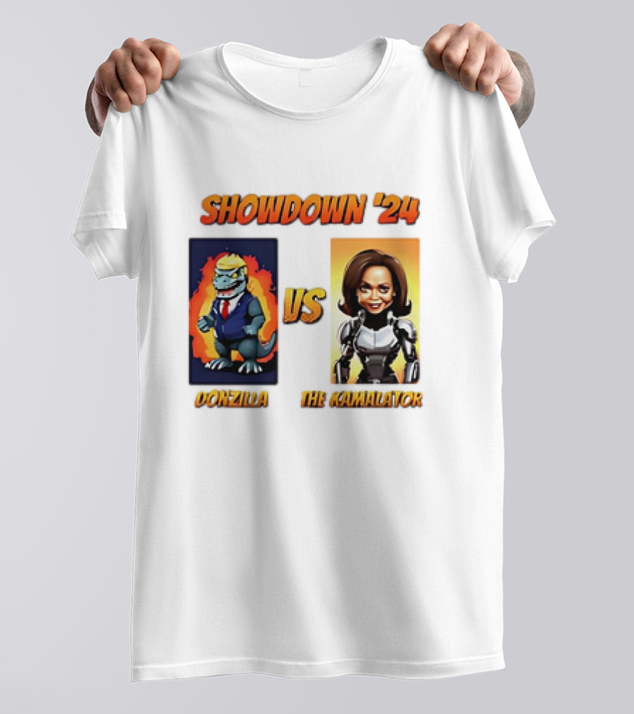 SHOWDOWN '24 DONZILLA VS THE KAMALATOR RETRO T-Shirt