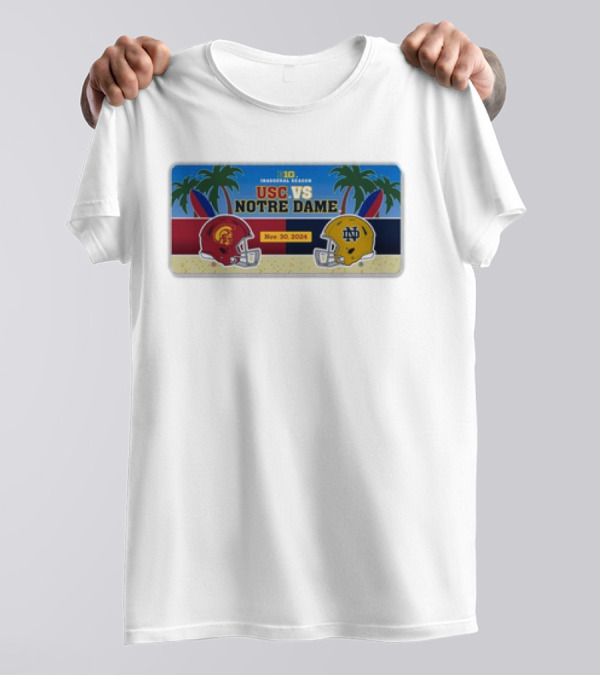 Big 10 Inaugural Season USC Trojans Vs Notre Dame Nov 30, T-Shirt