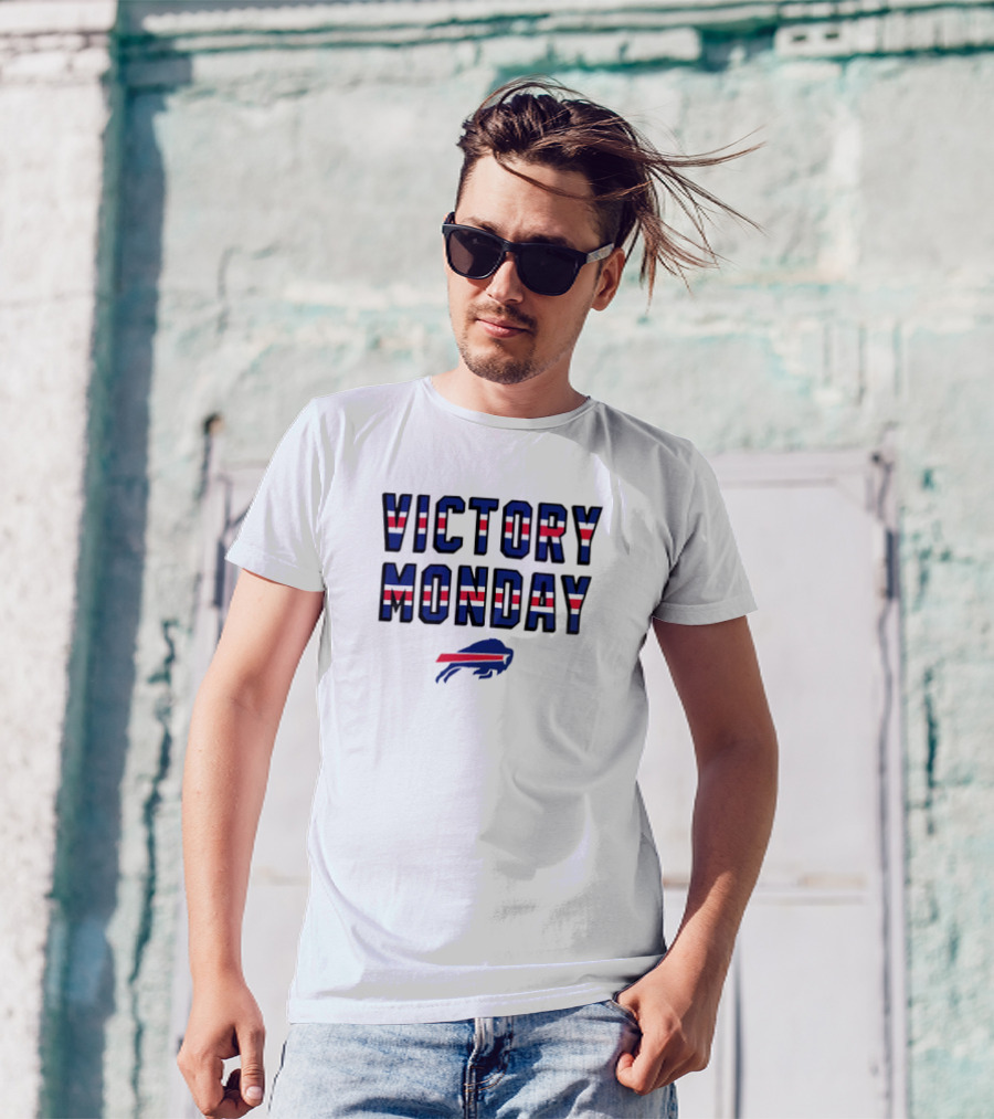Buffalo Bills Victory Monday Bold Team Spirit T-Shirt