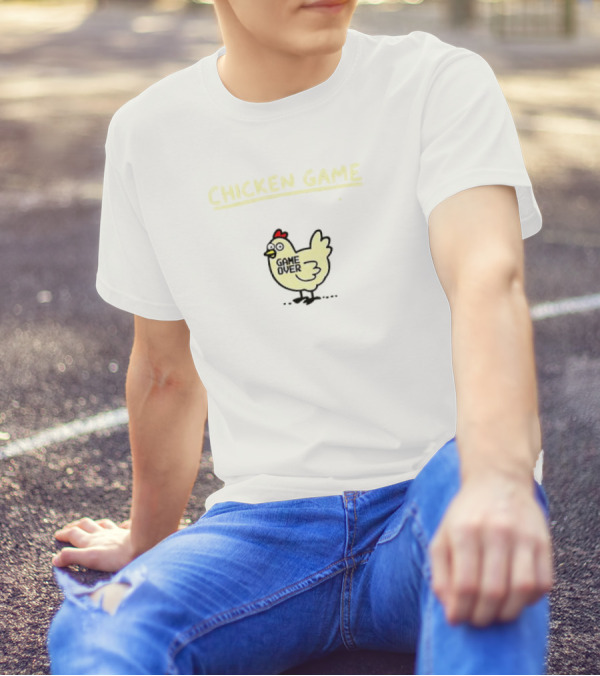 Chicken Game Game Over Don’t Look At The Chicken T-Shirt