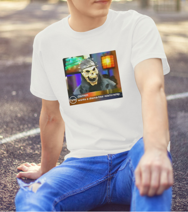 Tyra Darren Wants A Drama-Free Relationship Skeleton Mask T-Shirt