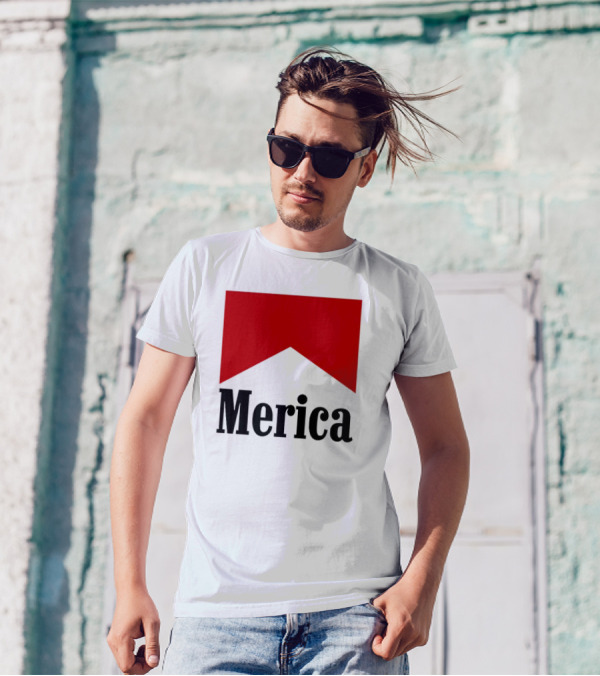 Merica Red Chevron T-Shirt