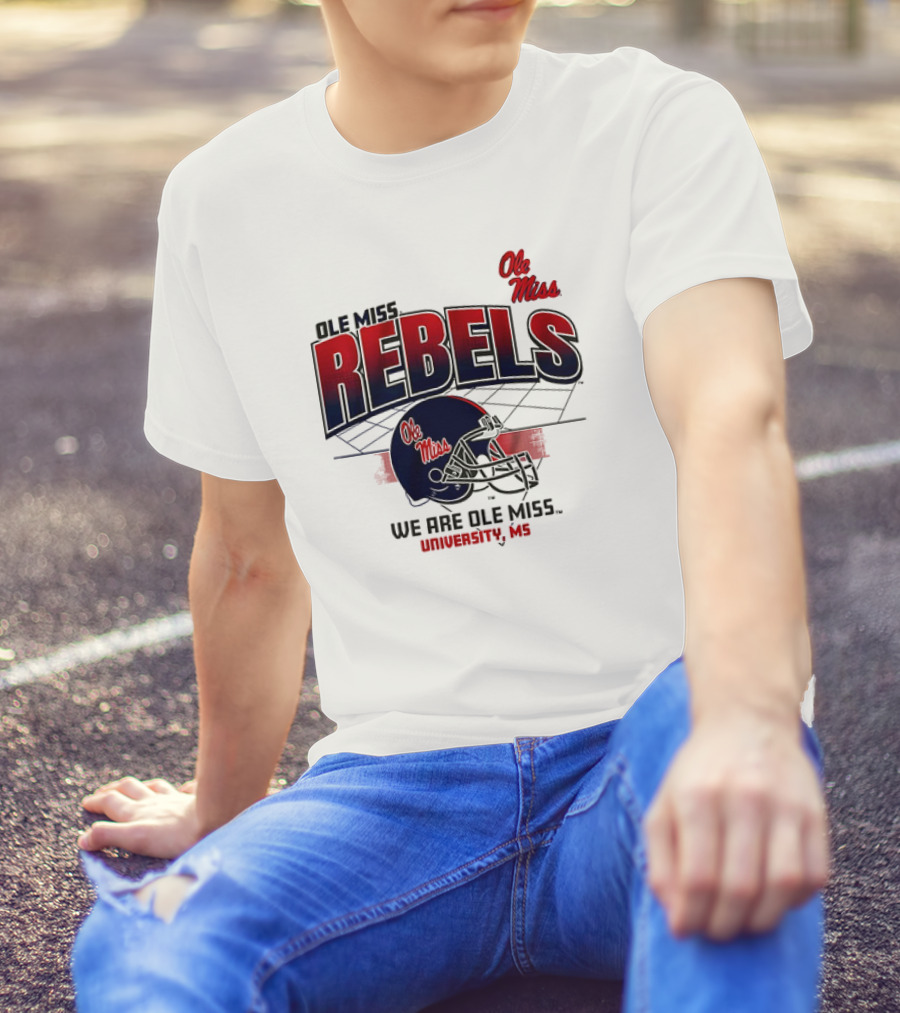 Ole Miss Rebels Football Helmet We Are Ole Miss University MS T-Shirt