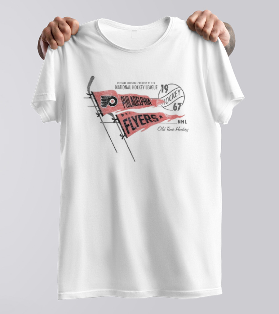 Philadelphia Flyers NHL 1967 Old Time Hockey Licensed Product T-Shirt