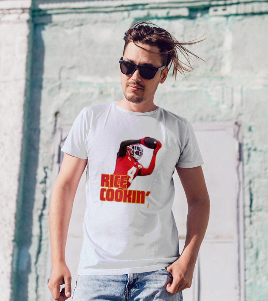 Rasheed Rice Cookin' Kansas City Chiefs Football WR1 T-Shirt