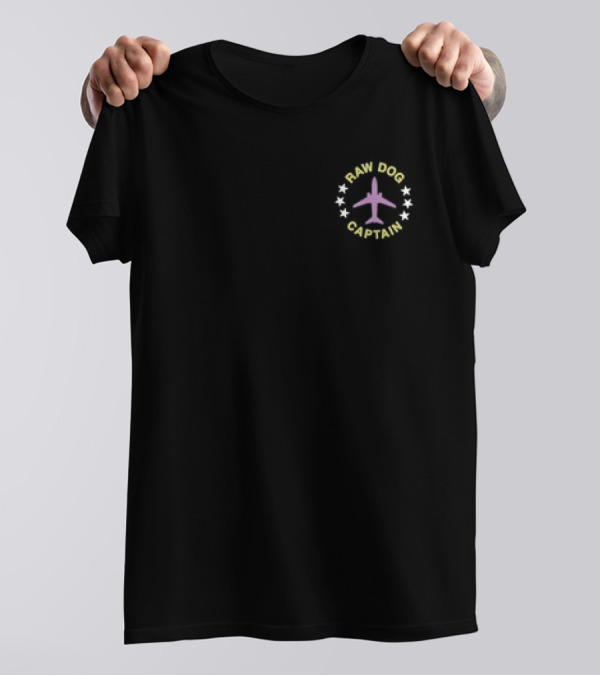 Raw Dog Captain Star Plane Emblem T-Shirt