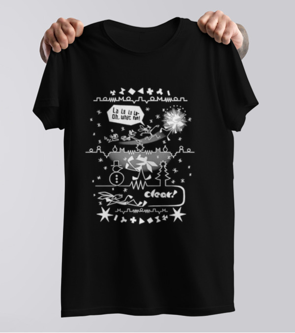Vib-Ribbon Clear La La La Oh What Fun Classic T-Shirt