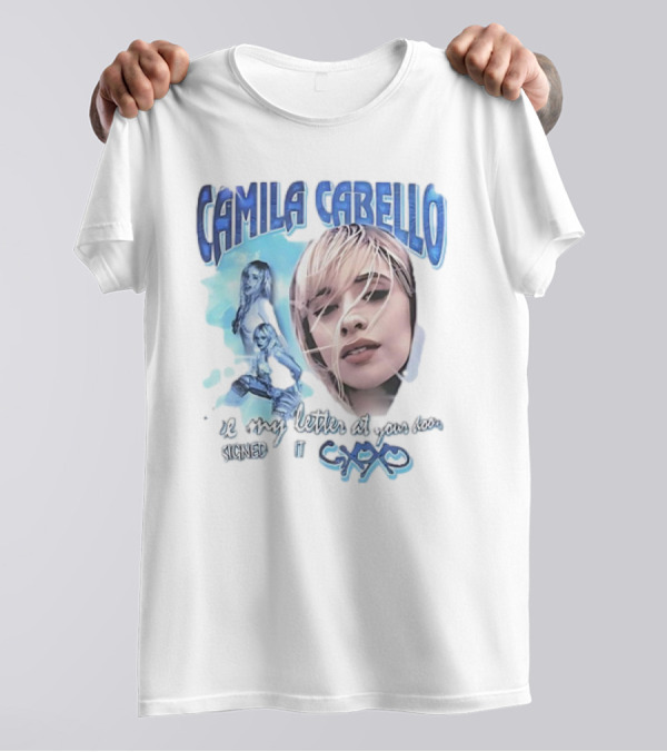 Camila Cabello See My Letter At Your Door Signed XOXO T-Shirt