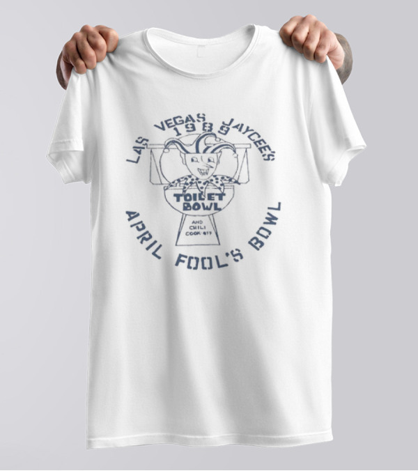 Las Vegas Jaycees 1983 April Fool's Toilet Bowl And Chili Cook-Off T-Shirt
