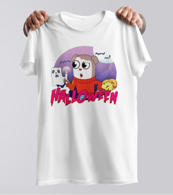 Jimmy Halloween Max Design Pro Ghost Candle Pumpkin T-Shirt