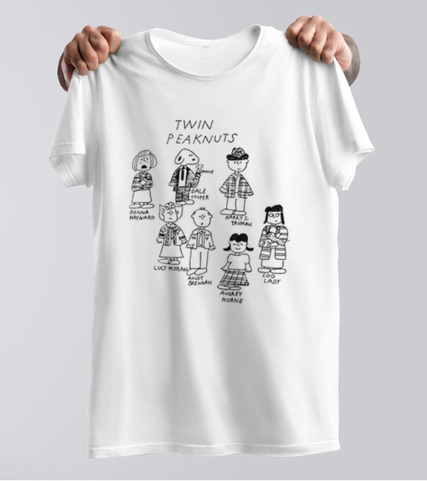 Twin Peaknuts Donna Dale Cooper Truman Lucy Andy Audrey Log Lady T-Shirt