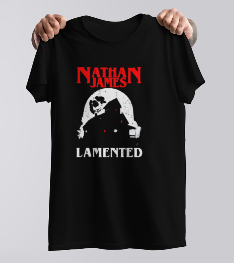 Nathan James Lamented Haunted Skull House T-Shirt