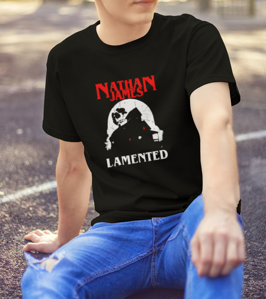 Nathan James Lamented Haunted Skull House T-Shirt