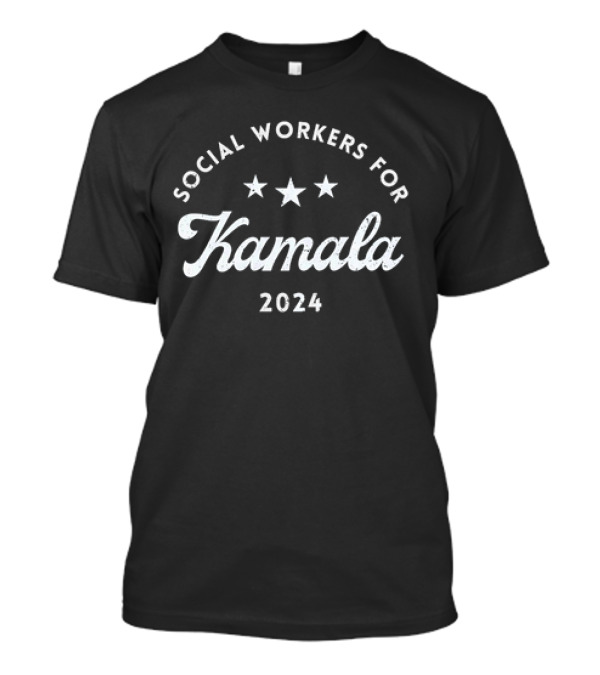 Social Workers For Kamala 2024 Stars T-Shirt