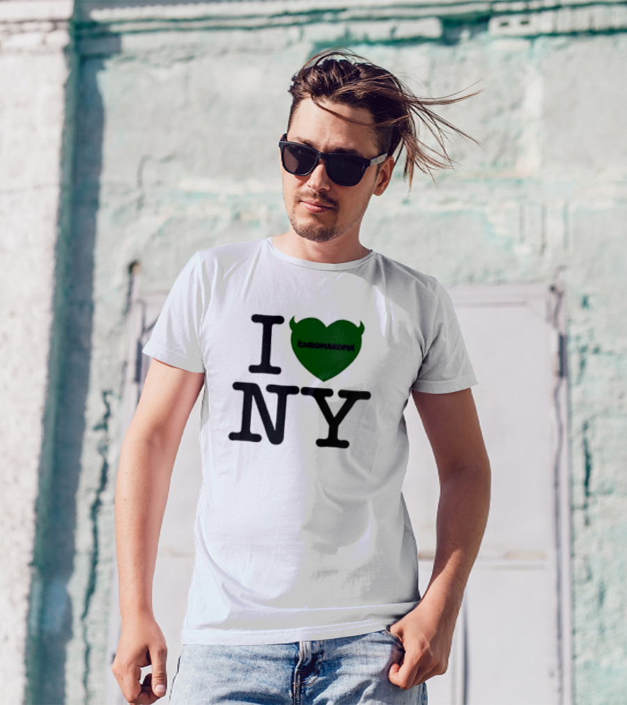 I Heart Chromakopia NY Green Heart T-Shirt