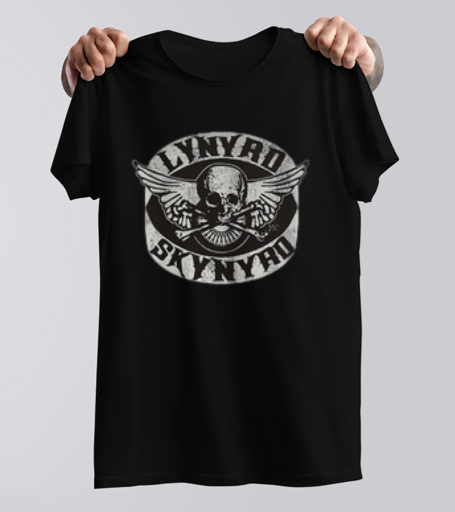 Lynyrd Skynyrd Skull Wings Patch T-Shirt