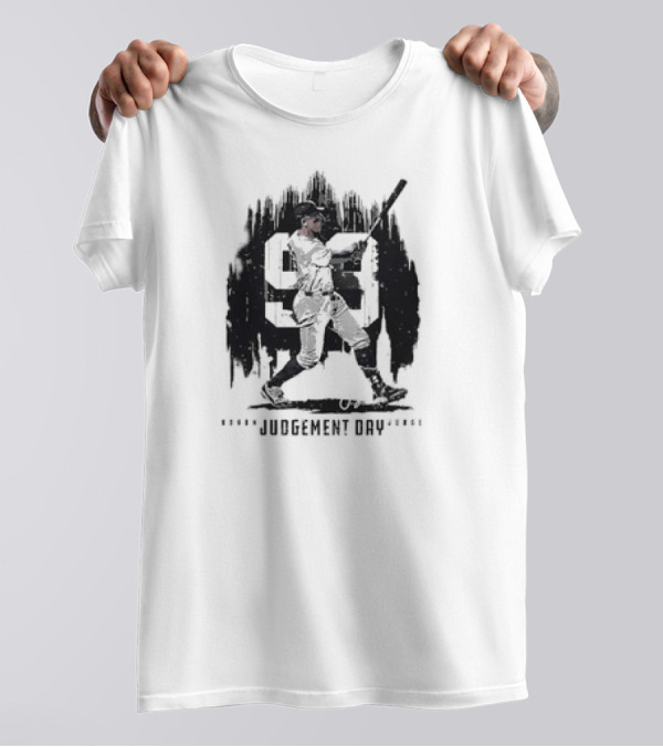Aaron Judge Number 99 New York Judgement Day Baseball Signature T-Shirt
