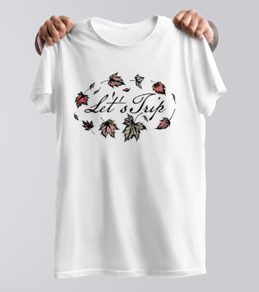 Let’s Trip Autumn Leaf Halloween T-Shirt