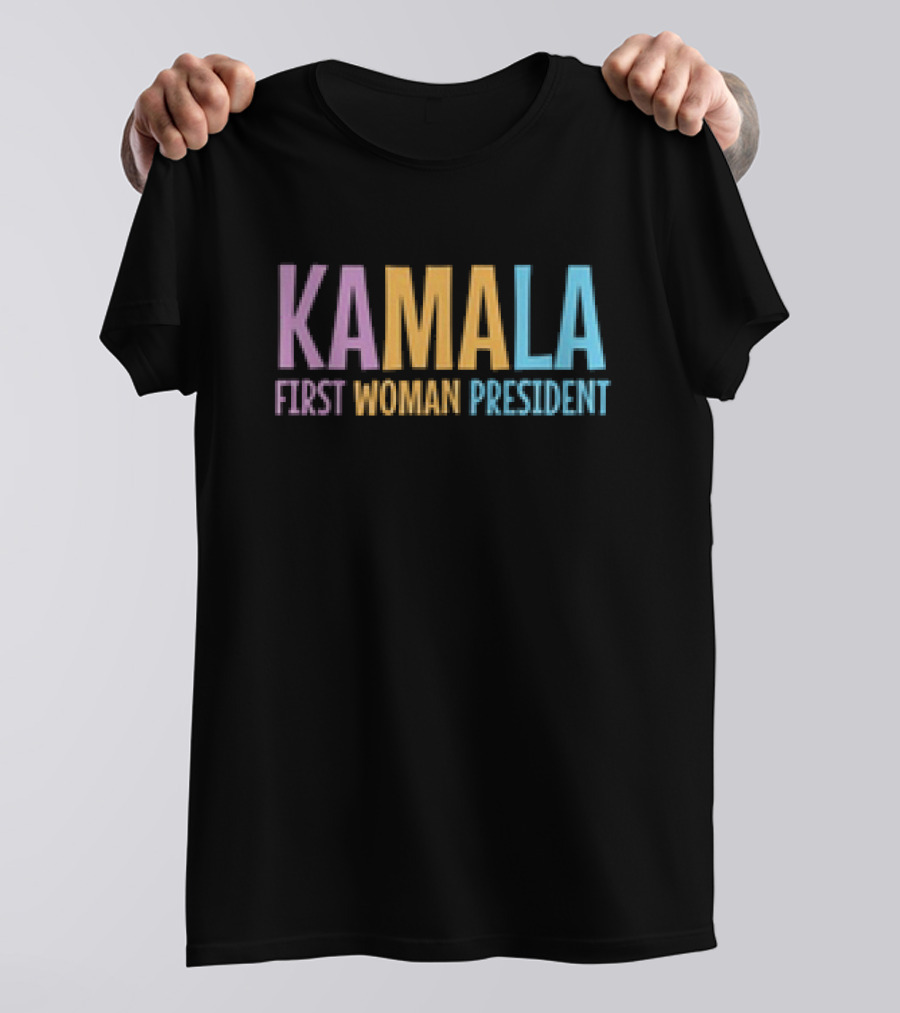 Brooklyn Dad Defiant Kamala First Woman President T-Shirt