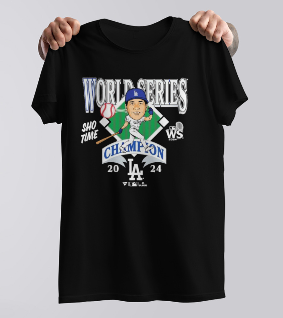 Shohei Ohtani Los Angeles Dodgers Sho-Time 2024 World Series Champion T-Shirt