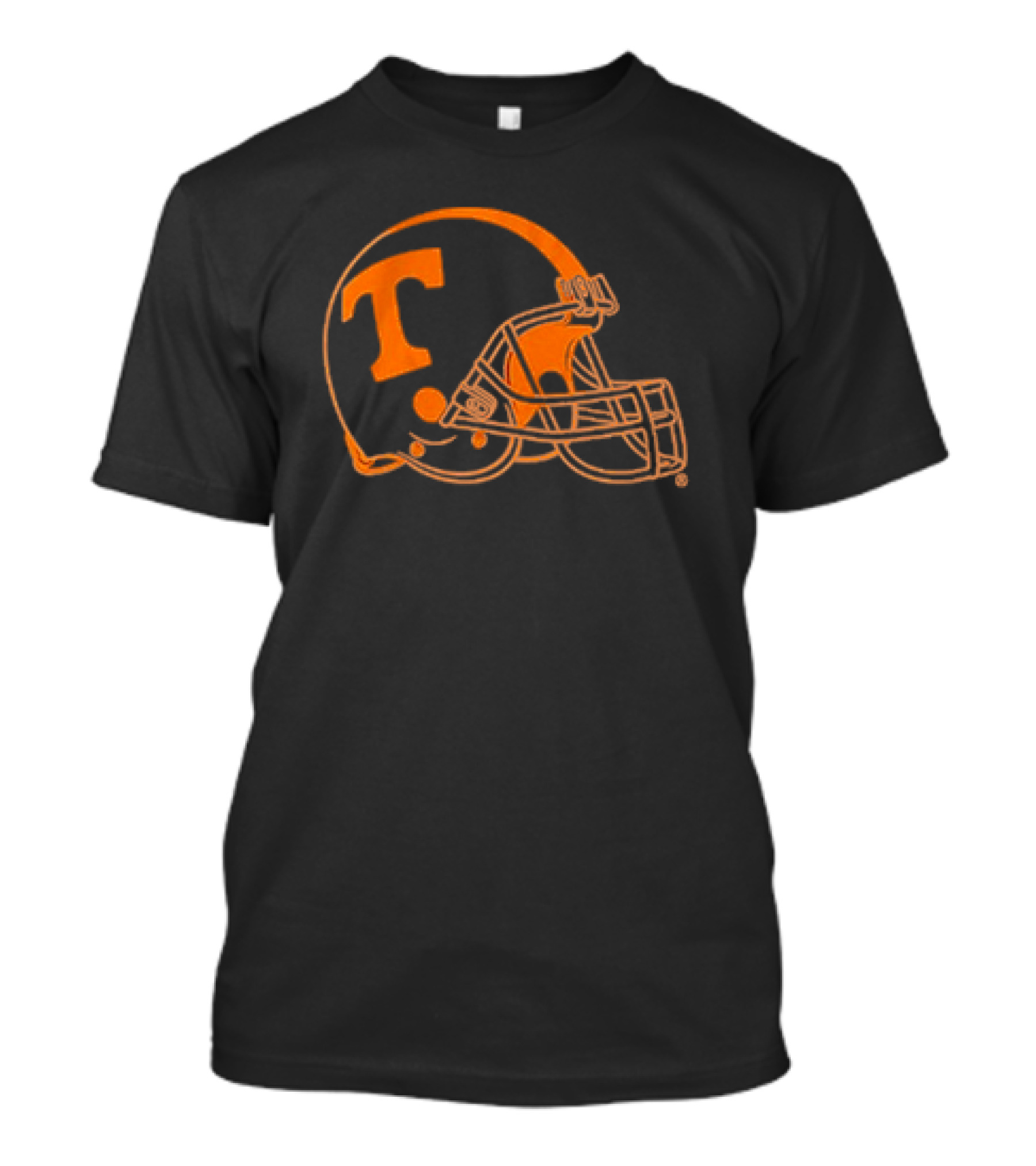 Tennessee Volunteers Football T Helmet Dark Mode T-Shirt